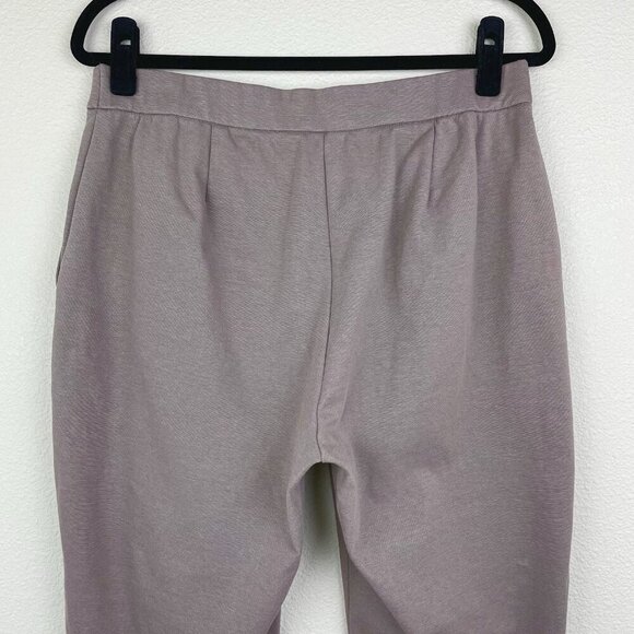 Eileen Fisher Women's Medium Cotton Blend Ponte Slim Pant Slim Fit Ankle Taupe - Picture 7 of 12